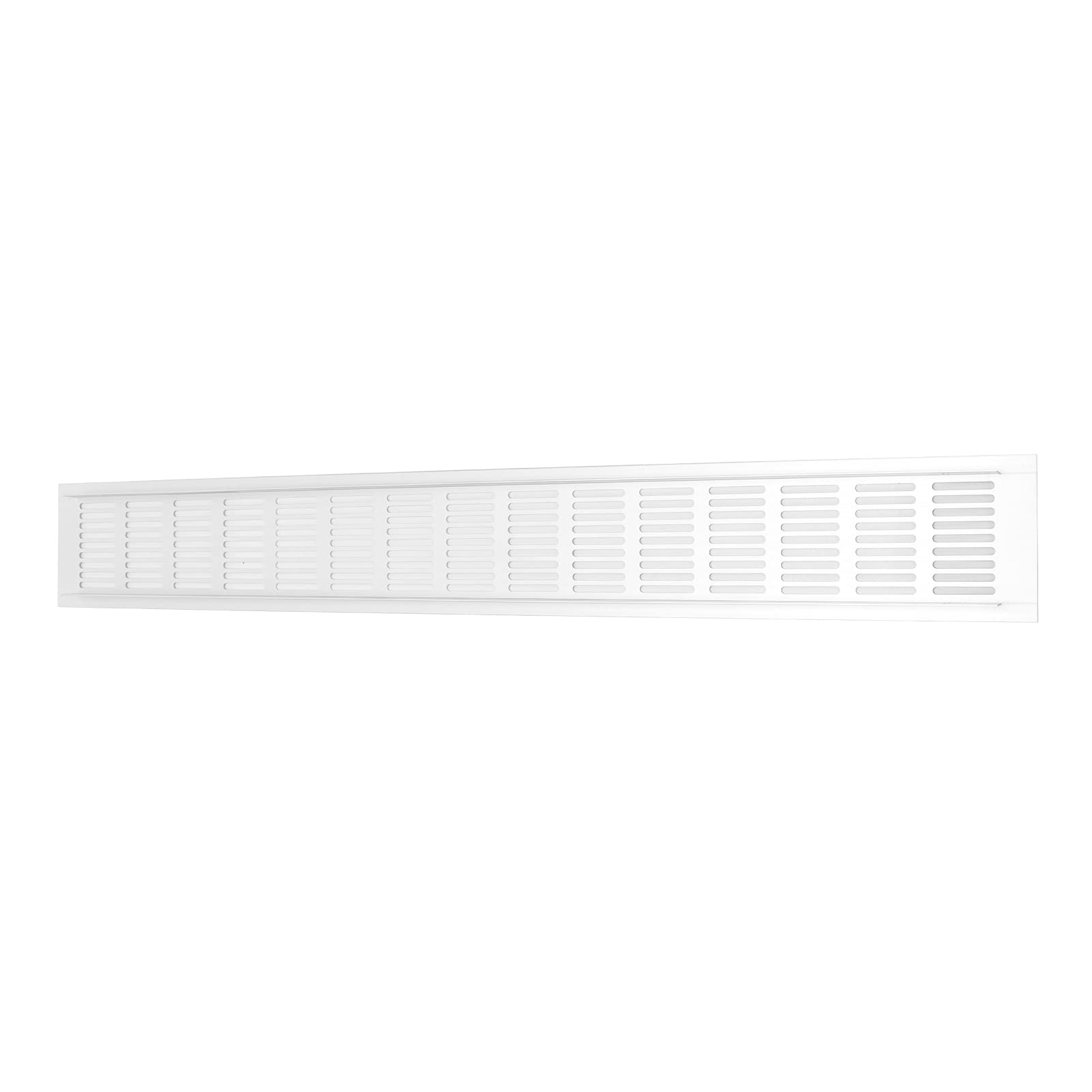 aqxreight Griglia a Feritoie, Flusso D'aria 600x80 Mm Piastre di Ventilazione Persiane Griglia a Feritoie in Lega di Alluminio per Armadi