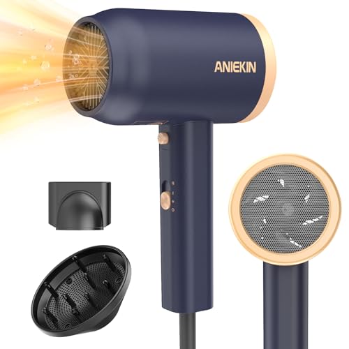 ANIEKIN 1875W Hair Dryer with Diffuser & Concentrator