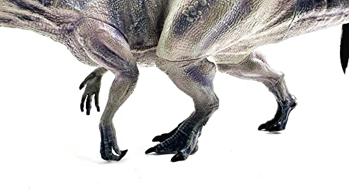 Image of 24x7 eMall Dinosaur Toy Dinosaur Action Figure Kids Toys Realistic Large Model Size - 38 X 20 Cm - Grey T-Rex Tyrannosaurus rex