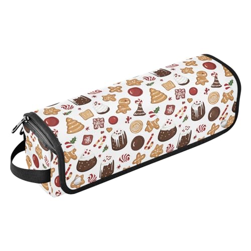 Bolsa organizadora resistente al calor para herramientas de cabello, incluye tapete resistente para planchas de pelo y rizadores, tamaño portátil para viaje miniatura 1