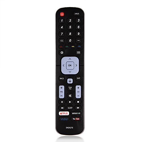 Cuifati Télécommande pour Sharp TV, EN2A27S Remplacement de la télécommande pour Sharp LC-40N5000U/LC-43N5000U/LC-43N6100U TV/LC-43N7000U/LC-50N5000U/LC-50N6000U/LC-50N7000U/LC-55N620CU