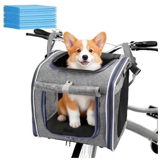 Faltbarer Hundefahrradkorb für kleine Tiere