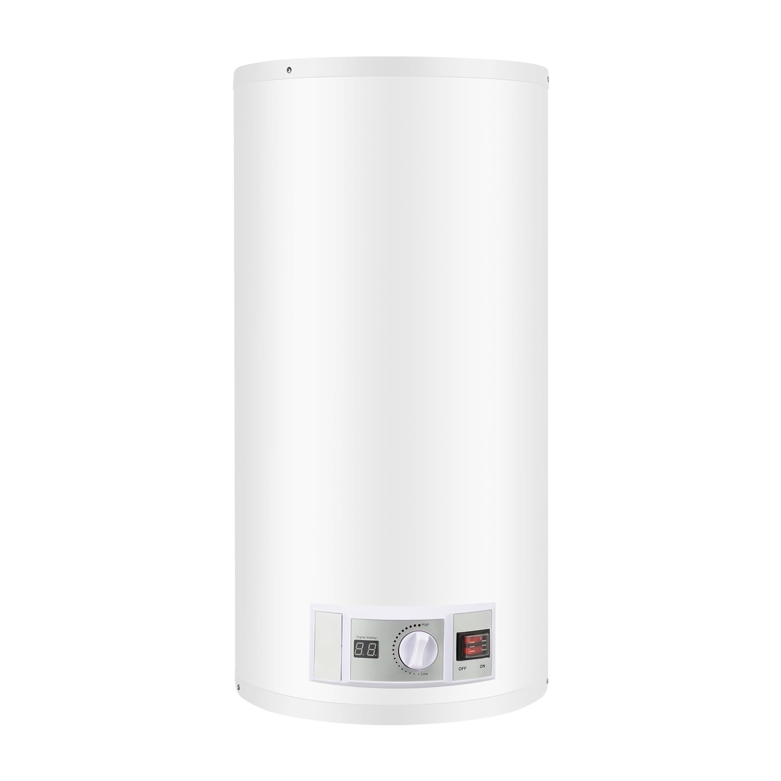 Elektrischer Warmwasserbereiter 50l mit Edelstahl-Heizrohr – Schnelle WassererwäRmung Bis 75°C, 2000w Leistung, Elektrospeicher Warmwasserspeicher Smart Control WandhäNgender Boiler