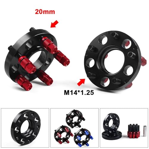 Espaciadores de ruedas BMW F30 F10 de 20mm con PCD 5x120 para ensanchamiento de vías 4