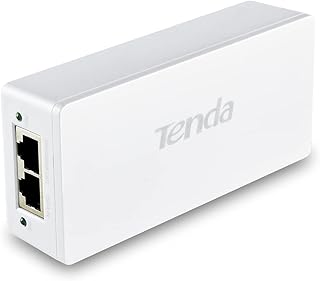 Tenda Gigabit PoE Injector, 30W / 48V PoE+ Injector, IEEE 802.3at/af PoE Adapter, Plug & Play, Distance Up to 100m, Auto Detects The Required Power (PoE30G-AT)