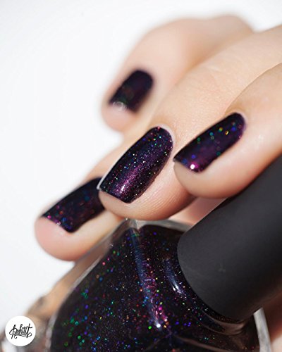 Image of ILNP Mon Amour - Dark Purple Holographic Nail Polish