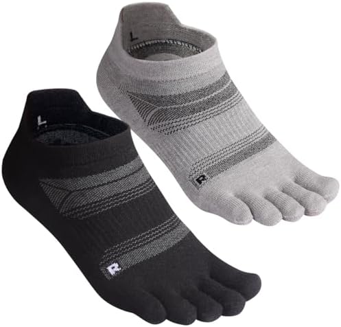 Merino Wool No-Show Toe Socks – Best no-show option