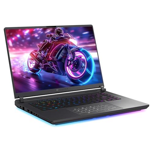 Image of ASUS ROG Strix G16 Gaming Laptop, Intel Ultra 9-275HX, 32 GB DDR5 RAM, 2 TB PCIe SSD, 16 inch 2.5K (2560x1600) Display, Nvidia G-Force RTX 5080, RGB Backlit Chiclet Keyboard, W11 Pro, Eclipse Gray