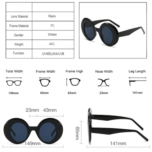 Lunettes de soleil rétro contre l'éblouissement au style punk unique - 2