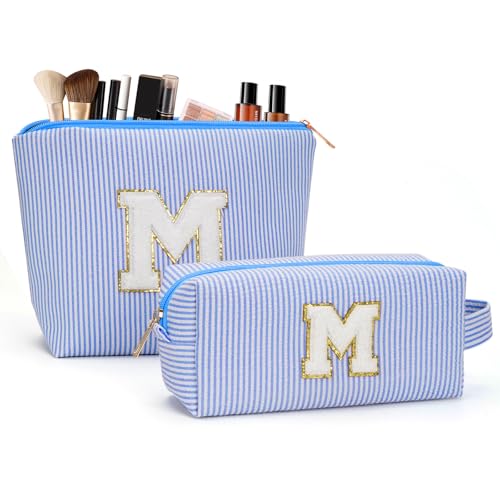 2PCS Bolsa De Maquillaje, Neceser Mujer, Bolsa De Cosméticos, Neceser Viaje, Bolsa Maquillaje Portátil Mujer, Neceser Maquillaje Personalizado, Neceser Portátil De Belleza, Regalo para Mujer