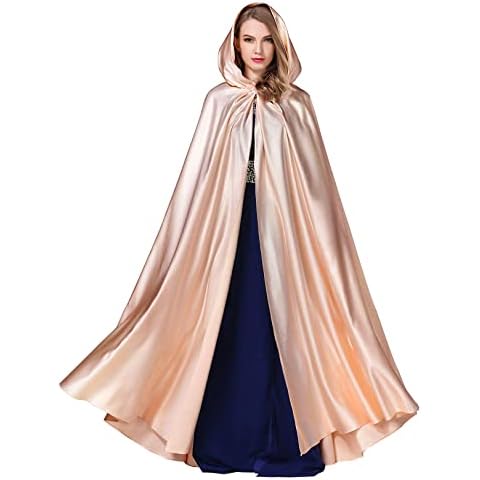 BEAUTELICATE Rose Gold Wedding Cloak Cape Cover