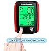 Bike Computer,Wired Bike Computer 19 Functions Touch Bike Speedometer Waterproof Bicycle Computer with Backlight