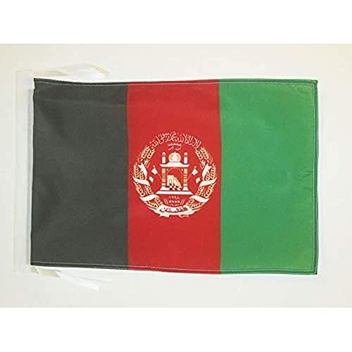 AZ FLAG - Flagge Afghanistan - 45x30 cm Mit Kordel - Afghanische Fahne 30 x 45 Cm - Flaggen