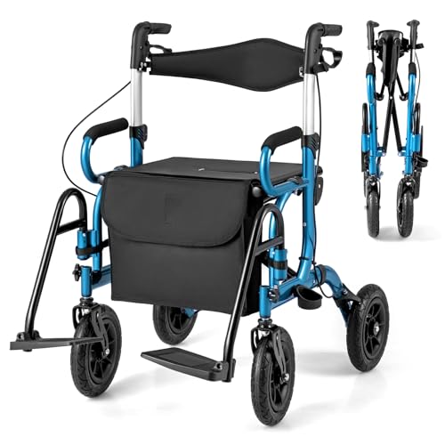 Goplus Pneumatic Tire Rollator