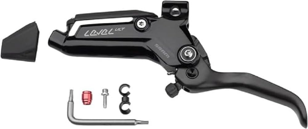 SRAM Level Ultimate Stealth Disc Brake Lever Assembly - Carbon Lever Blade, for 2-Piston Level Ultimate Stealth, Gloss
