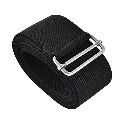 Image of M METERXITY Luggage Strap Suitcase Belt- Nylon Travel Adjustable Baggage Accessory with Metal Buckle, Apply to Suitcase (8.2 Feet, Black)
