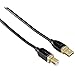 Price comparison product image Hama USB2.0 Cable A - B Black, 1.8m
