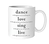 Quotable Mug - Dance, Love, Sing