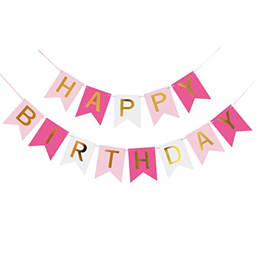 Catálogo para Comprar On-line Pancartas y estandartes para comprar hoy. 49 Atraerte Happy Birthday Banner | Feliz cumpleaños, Bandera | Happy Birthday Banner Decoration | Birthday Party Decoration | Pancarta banderines para Colgar,Reusable...