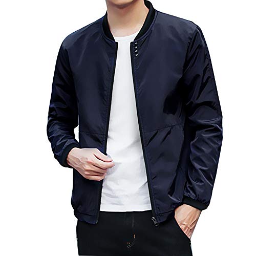 MEIbax Chaqueta de Hombre Moda Invierno Ropa De BéIsbol Sudadera con Capucha Chaqueta de béisbol Suelta otoño Invierno de los Hombres Cubre Blusa