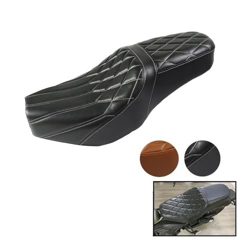 Repuesto Asiento Pasajero Delantero Trasero Rebel 300 500 2017-2023 Cojín Moto Diamante Rayado 2
