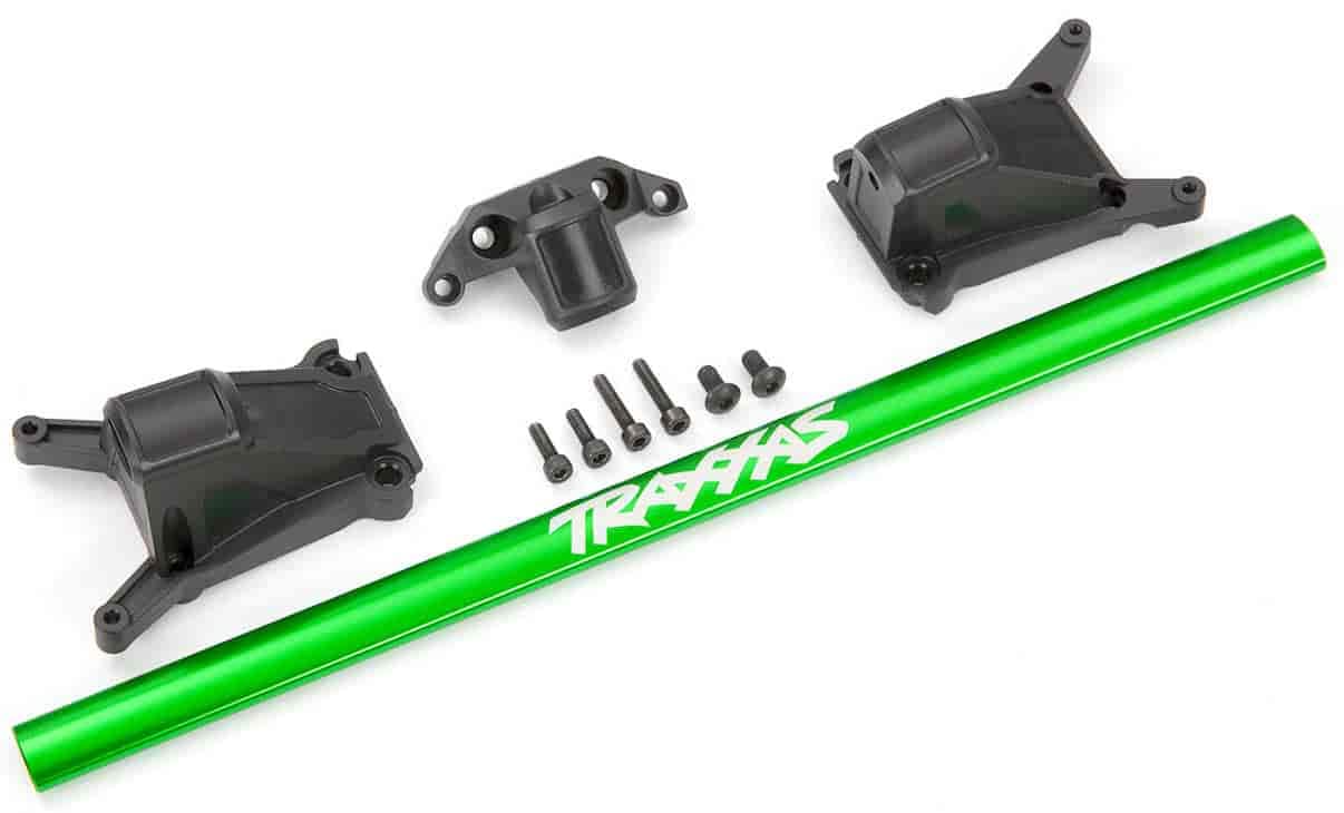 Kit de renfort chassis long Traxxas Rustler Slash 4x4 VXL 6730G vert pour voiture RC