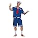Disguise Stranger Things Steve Scoops Ahoy Costume, Official Stranger Things Costume with Top and Hat, Adult Size (50-52)