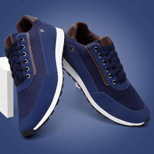Tenis Masculino Casual Jogger Conforto Para o Dia a Dia - Azul/40