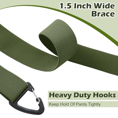 Image of Sintege X Back Hidden Suspender 1.5 Inches Under Clothing Heavy Duty Work Suspenders for Men Women