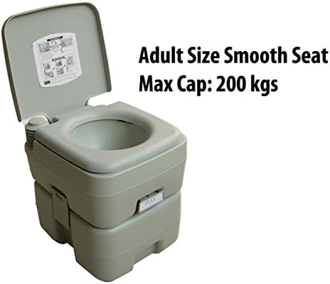 Miniatura 9 de Inodoro de ahorro de agua de 20L Inodoro Flush Viaje Camping al aire libreinterior Orinal Inodoro Desmontable