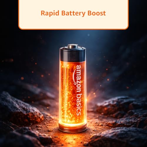 Image of Amazon Basics AAA Rechargeable 750 mAh Batteries | Ready-to-use | Pre-Charged Ni-MH Batteries (Pack of 4)