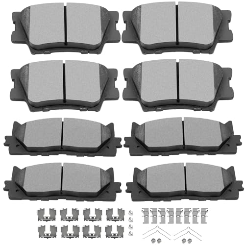 SCITOO Ceramic Front Rear Disc Brake Pad Set fit...
