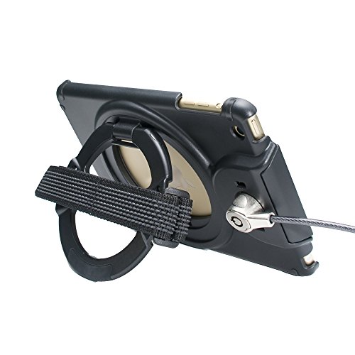 Anti-Theft Ipad Mini Case – Cta Case With 360-Degree Rotation, Built-In Grip Stand, Security Cable Lock, And Carrying Strap For Ipad Mini 1St – 5Th Gen., (Pad-Acgm) – Black #TOP7