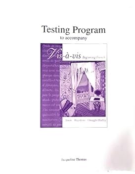 Paperback Testing Program to accompany Vis a vis (BEGINNING FRENCH) Book
