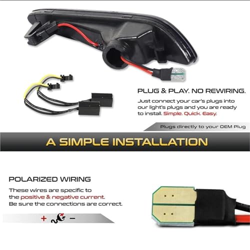 Feux de position latéraux pour Mercedes Classe E320 E350 E550