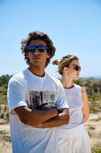 O'NEILL 9057 Sports Rectangular Polarized Sunglasses for Men, 58 mm, UV400 Protection
