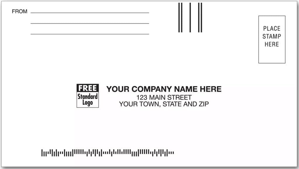 Return Reply Envelope, Size 6 1/4 x 3 1/2, Quantity 500
