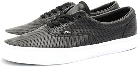 Amazon Vans レザースニーカー Era Perf Leather Black エラ パーフ レザー ブラック バンズ メンズ スニーカー 靴 黒 並行輸入品 28 0cm 並行輸入品 スニーカー