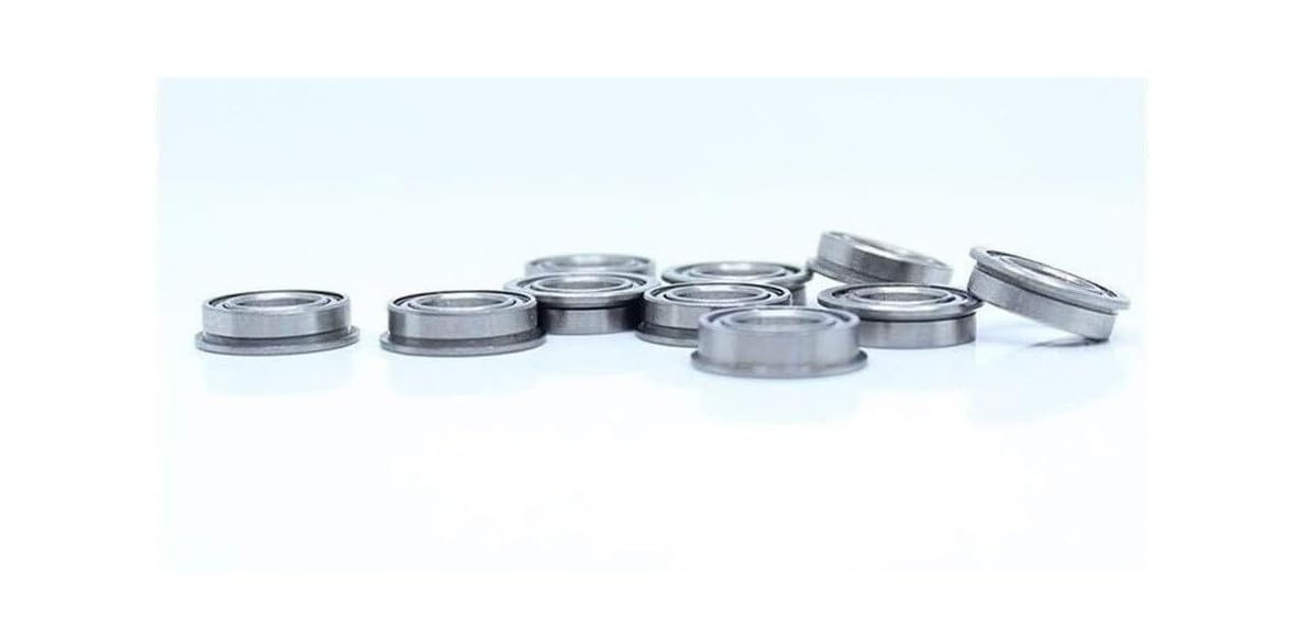 TMP1105 MF148ZZ Rillenkugellager mit Flansch, 8 x 14 x 4 mm, ABEC-1, 10 Stück