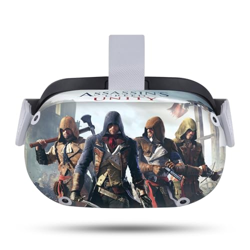 Head Case Designs Officially Licensed Assassin's Creed Game Cover Unity Key Art Vinyl Sticker Skin Decal Cover Compatible with Meta Quest 2