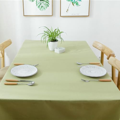 Ciemnoniebieski prostokątny obrus 140 x 220 cm, odporna na plamy bawełna, elegancka dekoracja do jadalni, na wesela, do domu i restauracji, idealny na spotkania 6-8 osób
