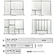 PRACTICAL COMFORT Verstellbarer Schubladen-Organizer – FLEXIVIDER Teleskop-Aluminium-Schubladenteiler (Set aus 3 Lang, 3 Mittel, 3 Kurz, Silber) für anpassbare Aufbewahrung