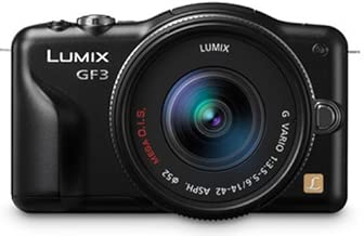 Panasonic Lumix DMC-GF3 12 1MP Compact System Camera Kit with 14mm Lumix ASPH Lens Black Panasonic Lumix DMC-GF3 12 1MP Compact System Camera Kit with 14mm Lumix ASPH Lens Black
