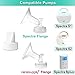 Nenesupply 6 pc Duckbill Valves Compatible with Spectra S1 Spectra S2 Breastpumps Not Original Spectra Pump Parts Replace Spectra Duckbill Valves and Spectra Valves