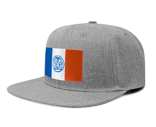 Image of International Tie City Hat for Men and Women, Adjustable Snapback Trucker Baseball Cap with Embroidered Patch