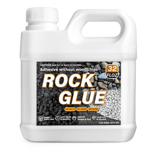 Rock Glue for Landscaping,Pet &Plants Safe Mulch Binder for Rocks...