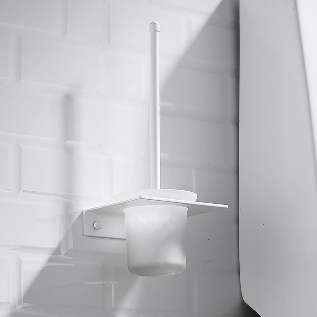 Pennello per il bagno Brush Holder Holder Household Weol-montato a muro Block Brush Brush Bathroom Manico lungo Lavagna di pulizia della toilette Spazzola moderna Pennelli di pulizia creativa Set Tito