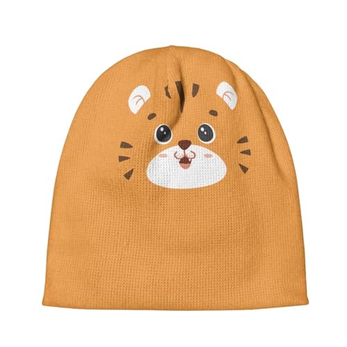 Boys/Girls Beanie Cap Soft Headwear Knitted Warm Cap Winter Knit Beanies Soft Sports Elastic Hat3