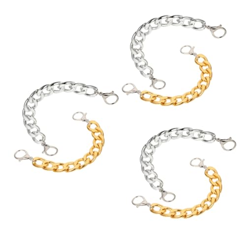Breloques de chaussure Healvian décoration chaîne alu argent