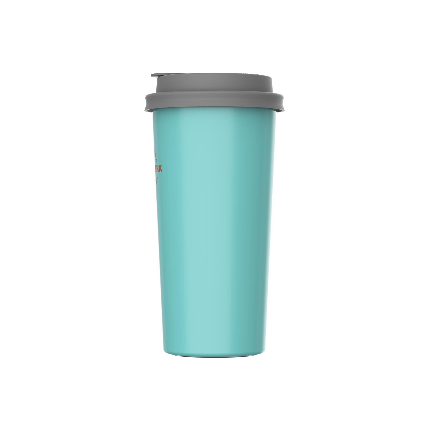 To-Go-Becher, doppelwandiger Edelstahl mit emaillierter Innenbeschichtung, antiallergen, mint